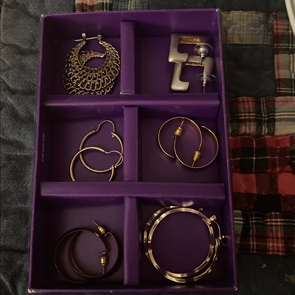Hoop Earrings Set (6)